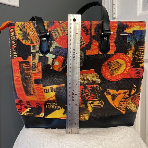 Vintage Sydney Love Classic Hotel Tote Purse - Colorful Retro Design - Picture 7 of 10